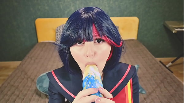 Ryuko Matoi was fucked by Naked Teacher in all holes until anal creampie – POV Cosplay Anime Spooky Boogie