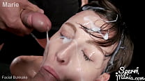 Bukkake & Cum Fetish with SpermMania star Marie